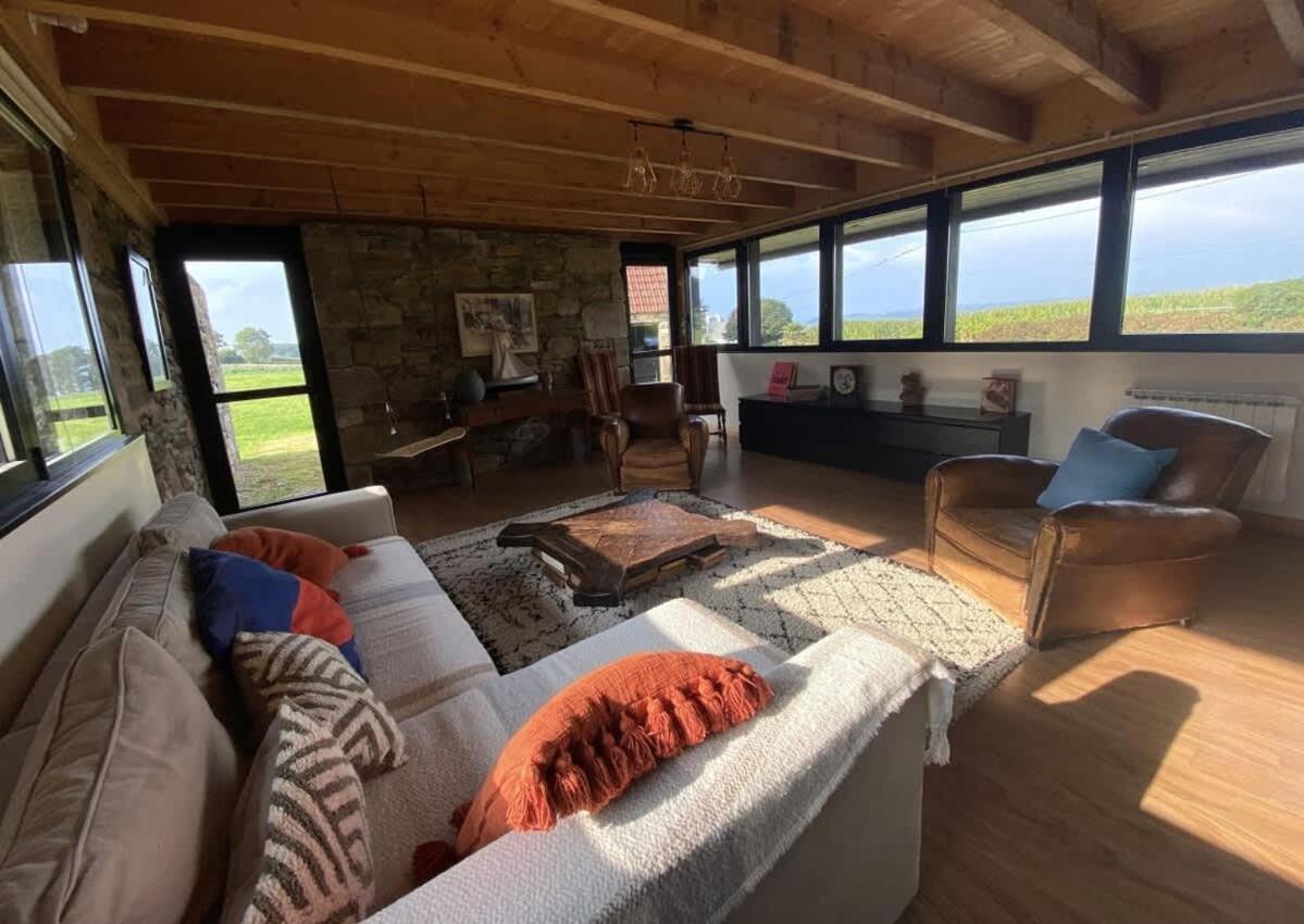 Large Farmhouse With Garden And Sea View For 8 People Locquenole Exterior photo